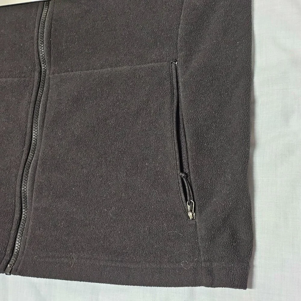 The North Face Full Zip Fleece Jacket Men Size L Black